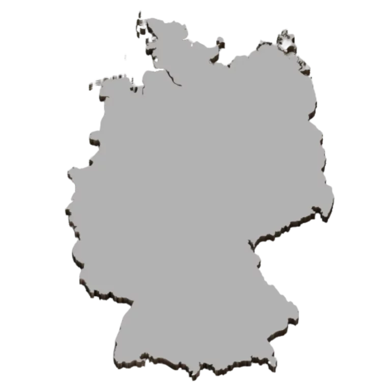Deutschlandkarte, Standort-Karte,